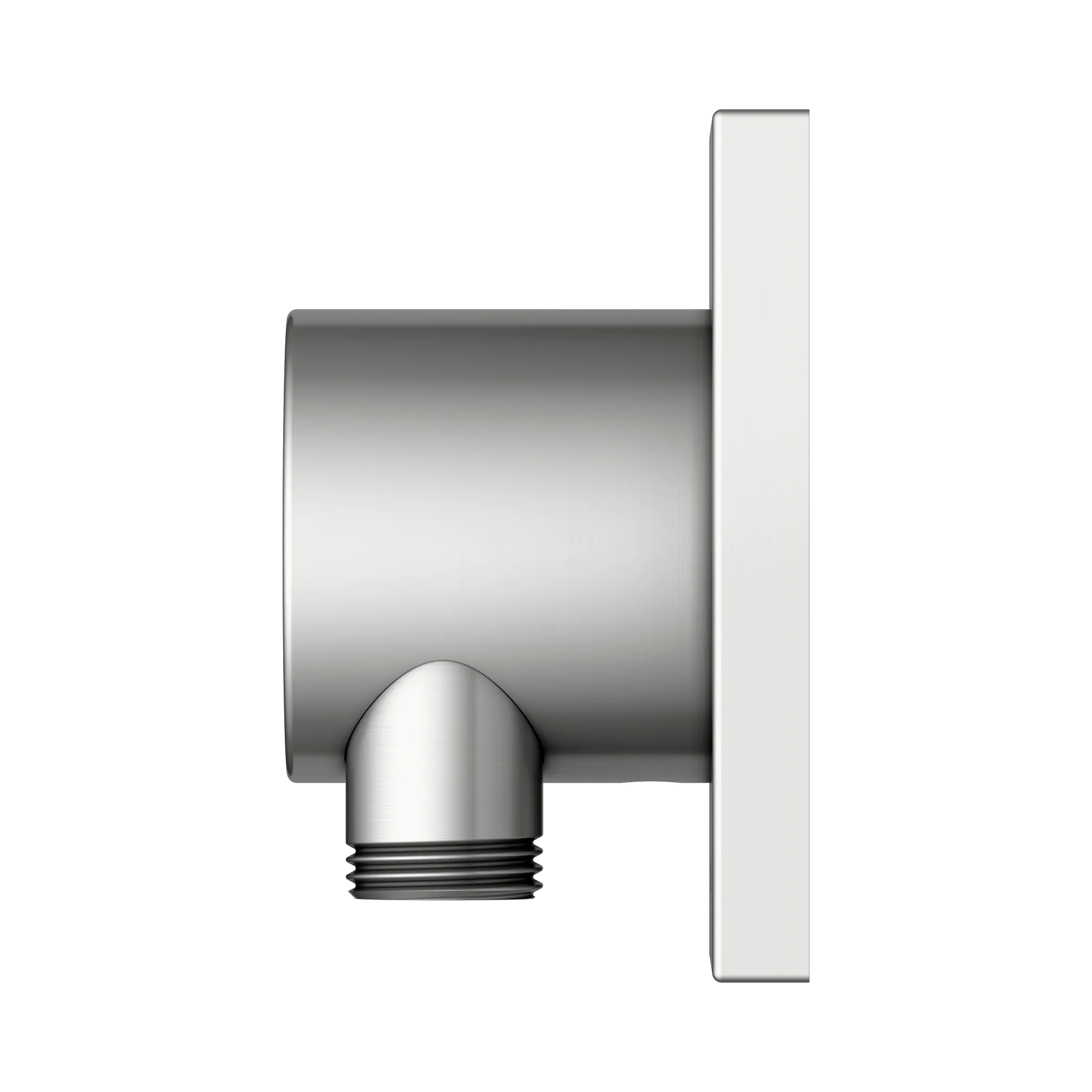 KEUCO IXMO Schlauchanschluss mit Brausehalter eckig Edelstahl-finish