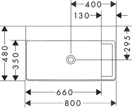 Waschbecken „Xelu Q“ in Weiß Waschbecken „Xelu Q“ in Weiß