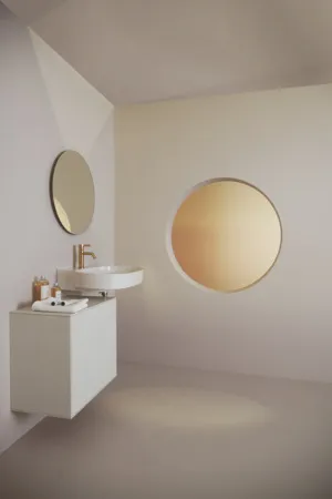 Waschbecken „Linda-X“ 60 × 50 × 13,5 cm, Hahnlochposition mittig in Weiß Waschbecken „Linda-X“ 60 × 50 × 13,5 cm, Hahnlochposition mittig in Weiß