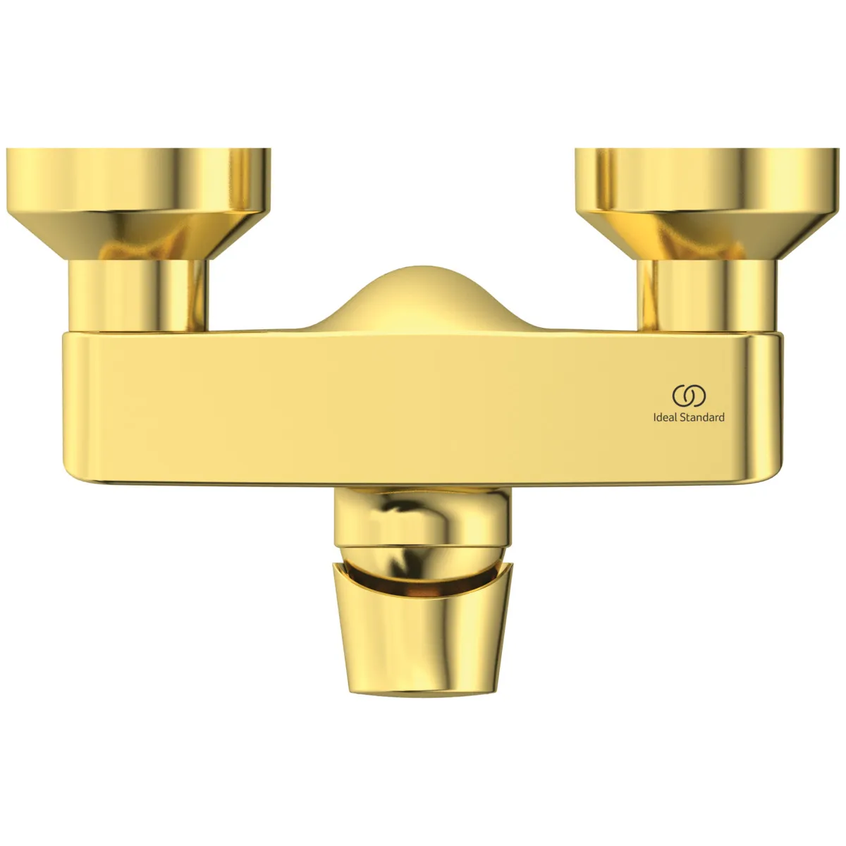 Brausearmatur Aufputz Connect Air, Ausladung 41mm, Brushed Gold Brausearmatur Aufputz Connect Air, Ausladung 41mm, Brushed Gold