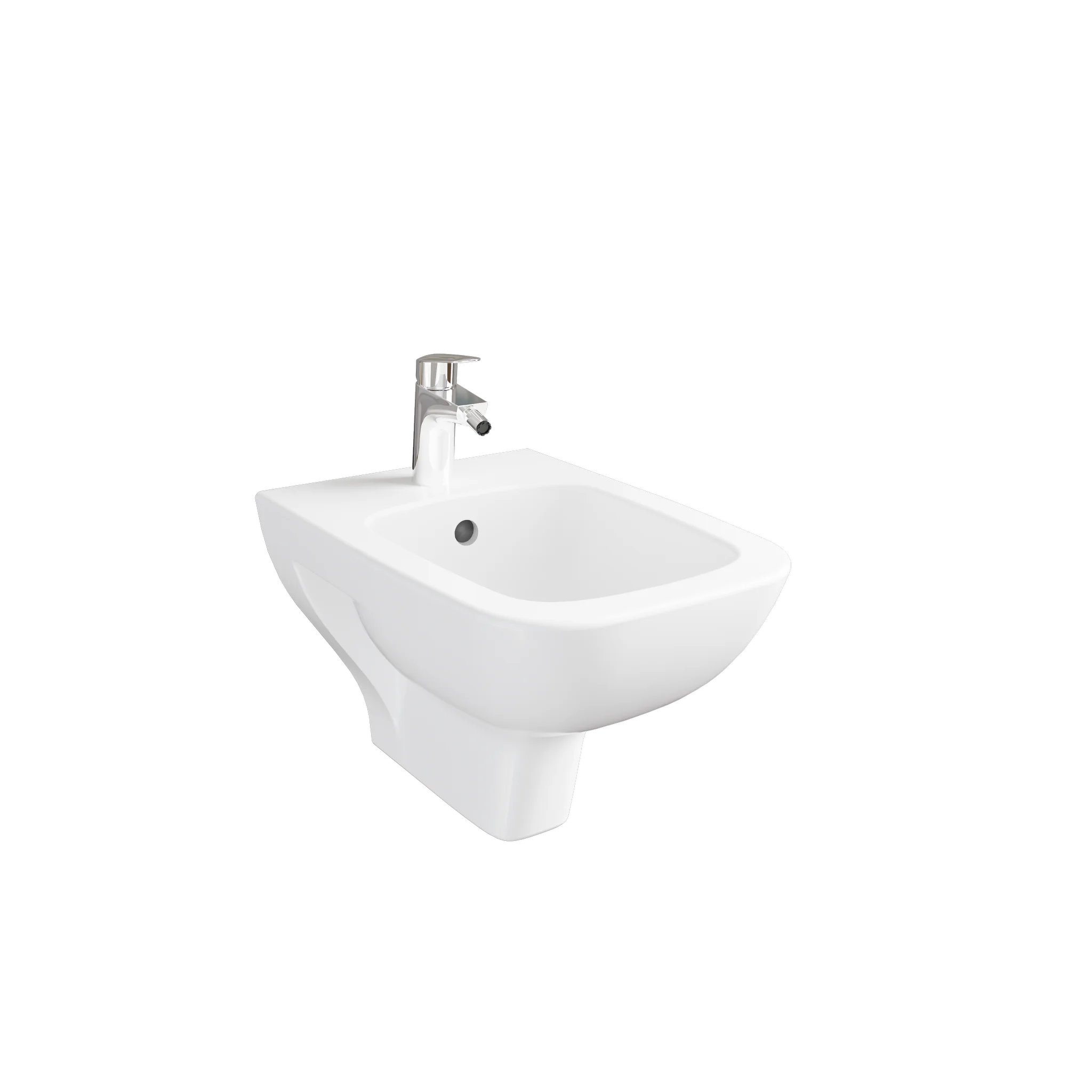 VitrA New S20 Square Wand-Bidet, 36,5 x 52 cm, weiß Hochglanz VitrA New S20 Square Wand-Bidet, 36,5 x 52 cm, weiß Hochglanz