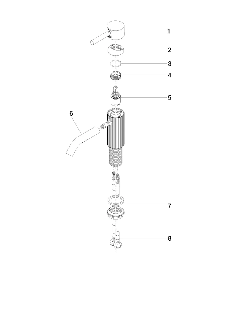 Waschtisch-Einhandbatterie ohne Ablaufgarnitur META Chrom 33530660 Waschtisch-Einhandbatterie ohne Ablaufgarnitur META Chrom 33530660