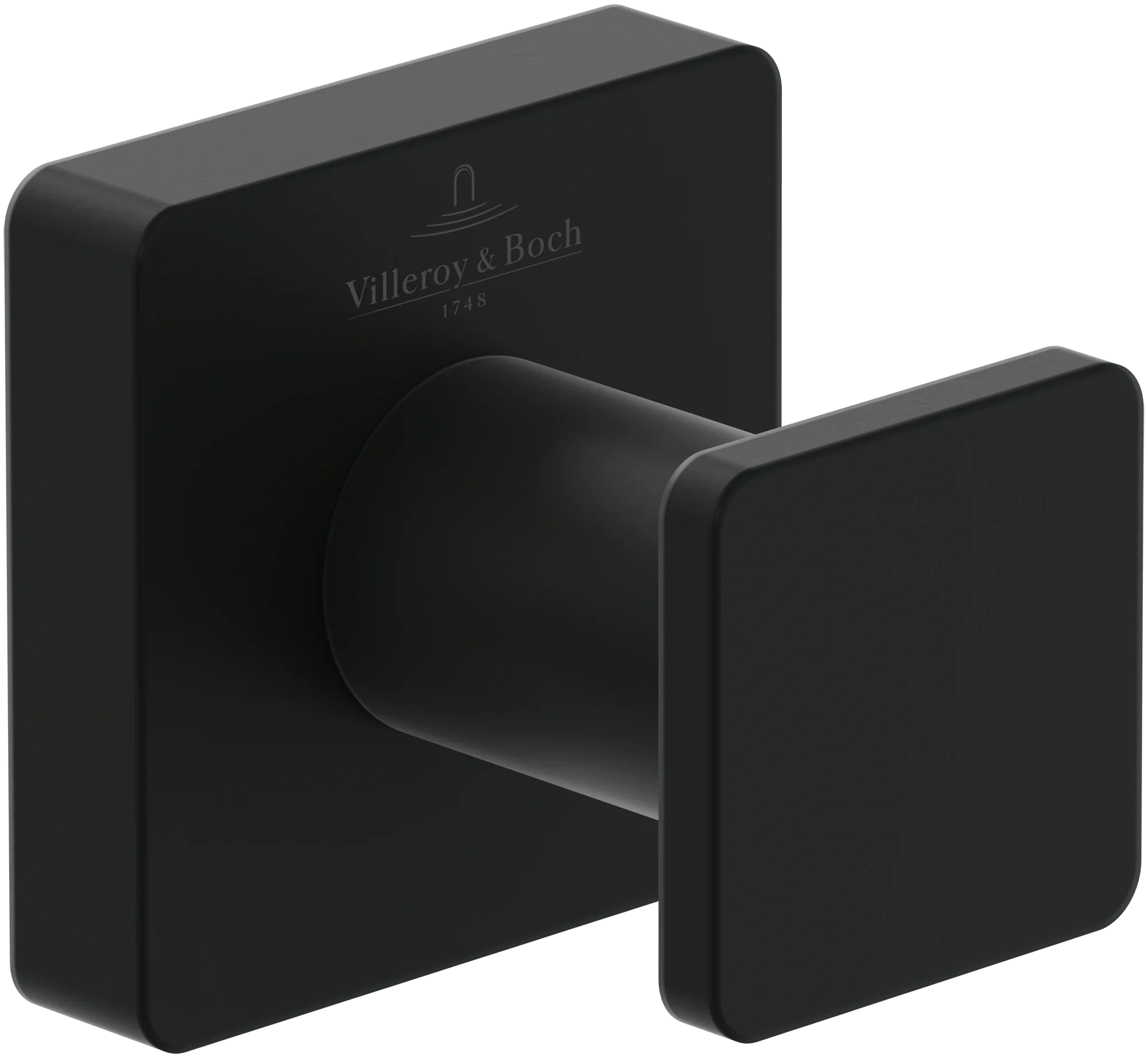 Villeroy & Boch Elements - Striking Handtuchhaken TVA152011000, 45x44x45mm, Matt Black Villeroy & Boch Elements - Striking Handtuchhaken TVA152011000, 45x44x45mm, Matt Black