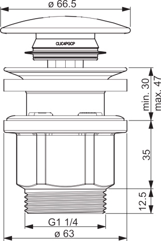 Hansa Ablaufgarnitur Modell 07620100 in Chrom Hansa Ablaufgarnitur Modell 07620100 in Chrom