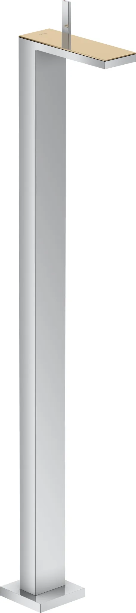 AXOR MyEdition Einhebel-Waschtischmischer bodenstehend mit Push-Open Ablaufgarnitur ohne Platte Chrom