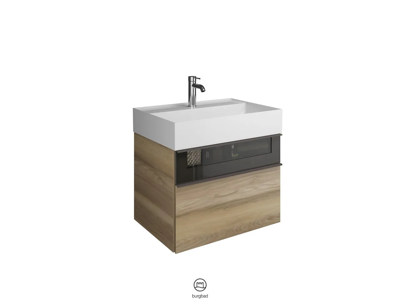 burgbad Badmöbelset „Yumo“ in Tectona Dekor Zimt burgbad Badmöbelset „Yumo“ in Tectona Dekor Zimt