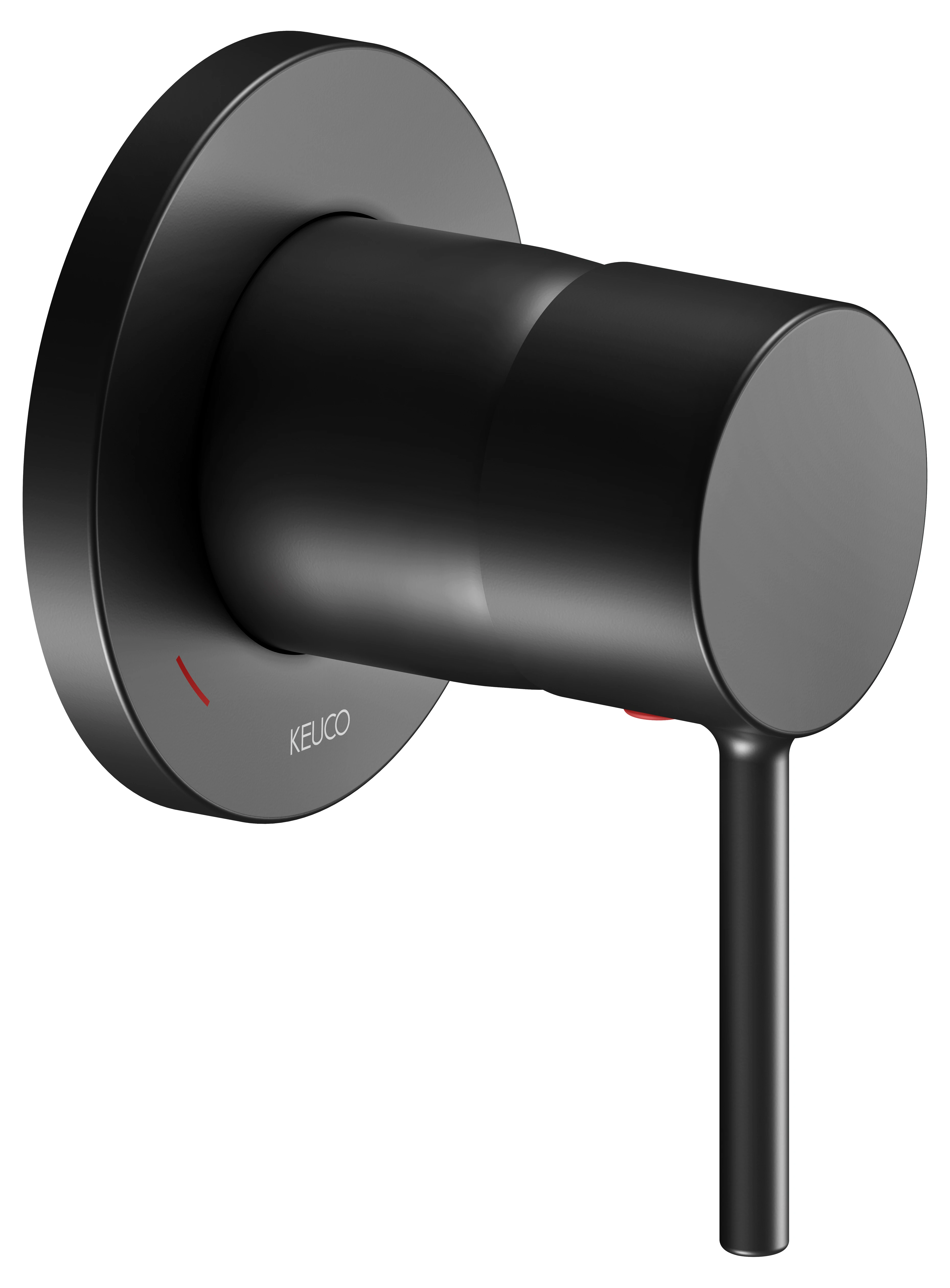 KEUCO IXMO Einhebelmischer Unterputz IXMO Soft schwarz matt