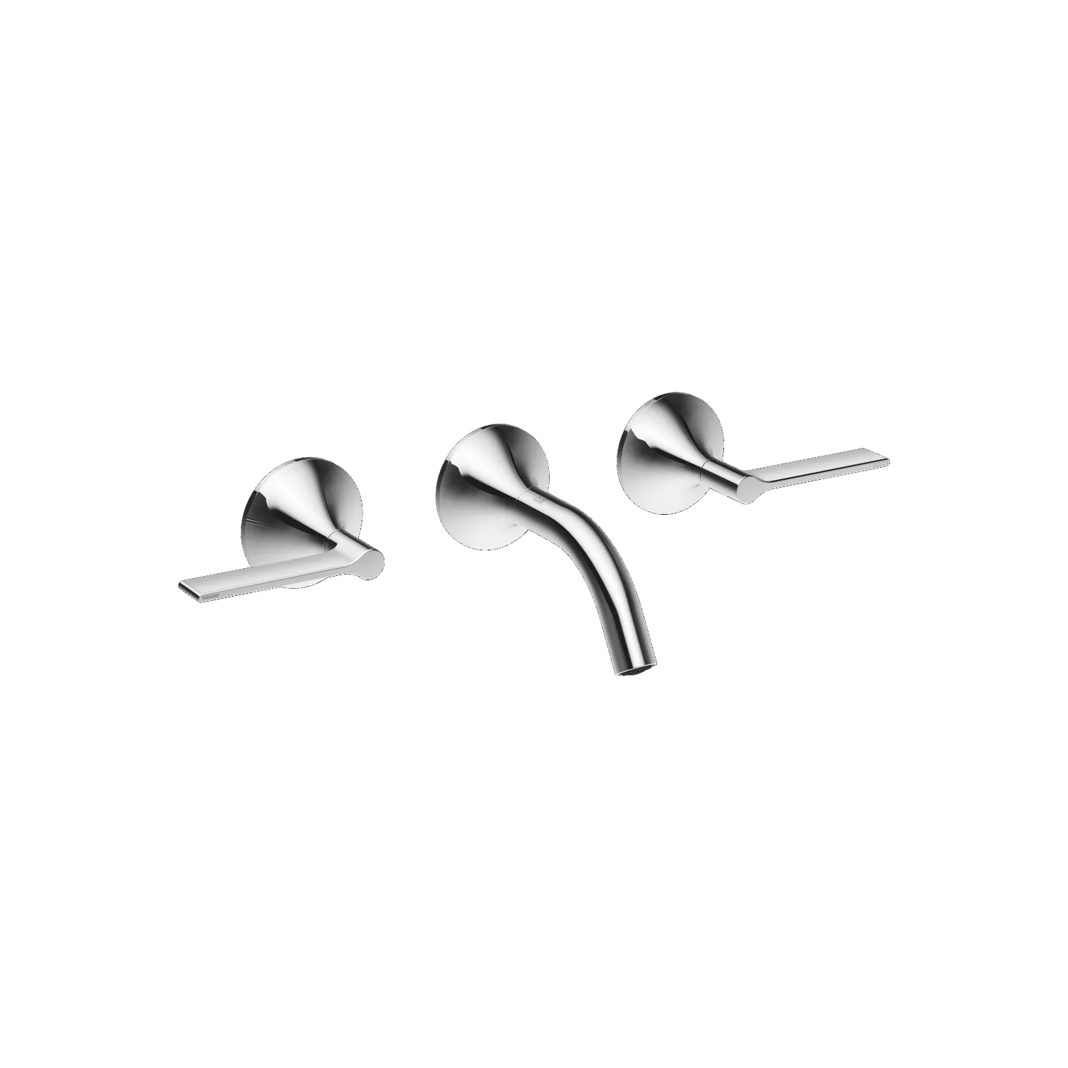 Waschtisch-Wandbatterie ohne Ablaufgarnitur VAIA Chrom 36702819