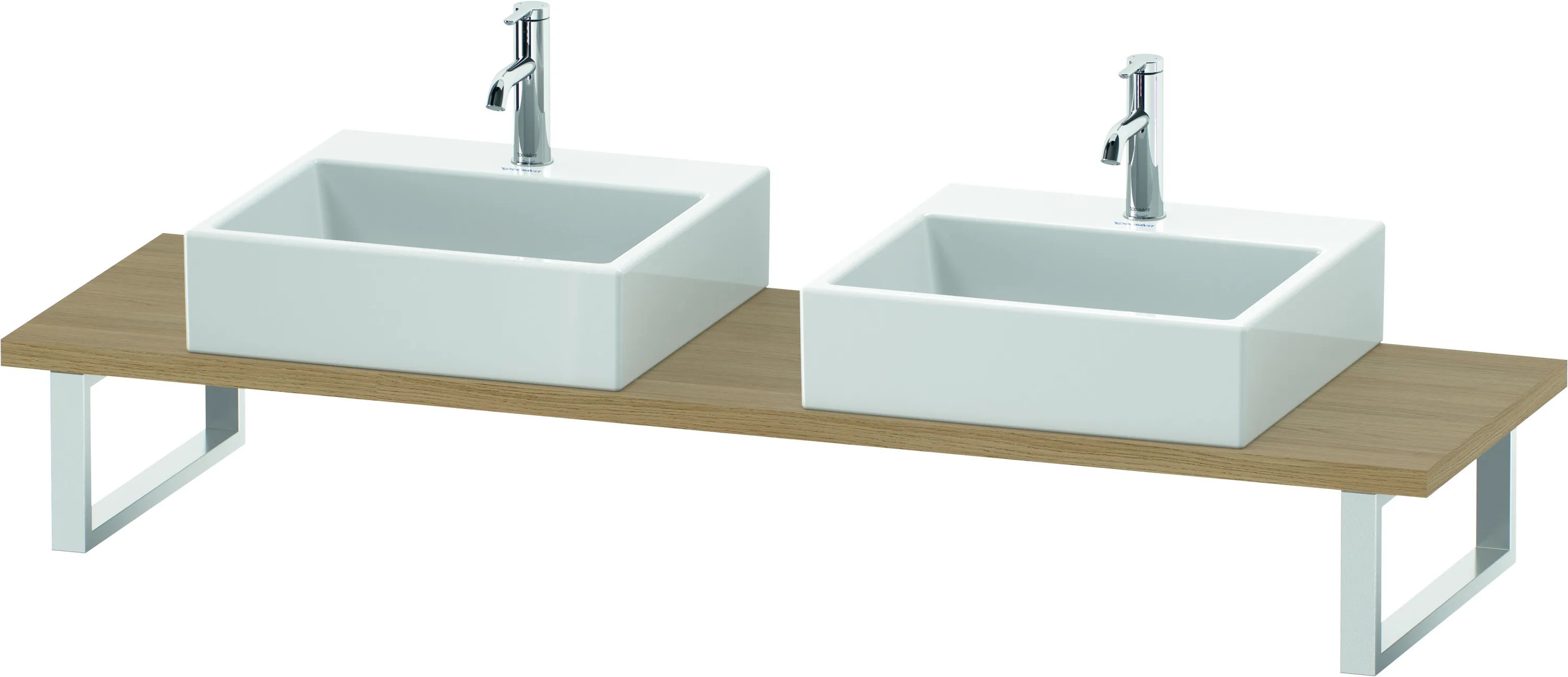 Duravit Konsole „DuraStyle“, links und rechts in Eiche Natur Duravit Konsole „DuraStyle“, links und rechts in Eiche Natur