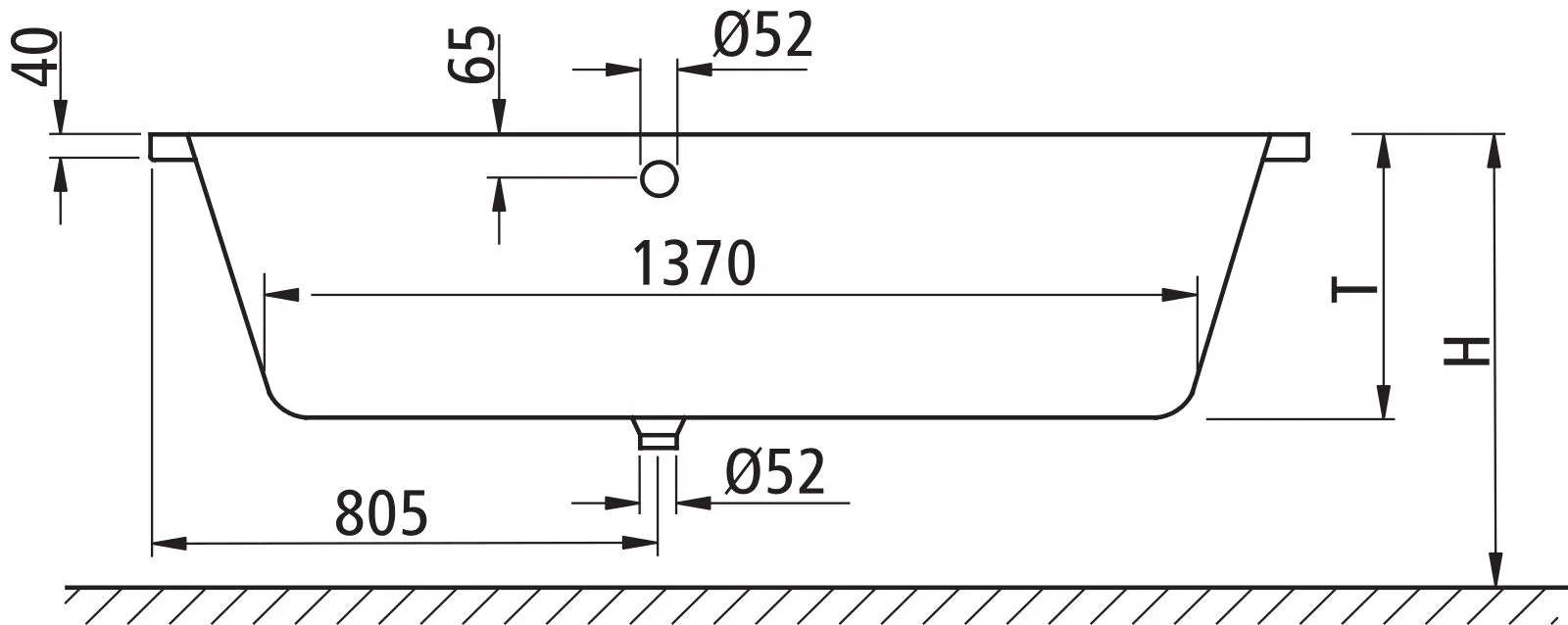 Kermi Duschdesign LIVORO VL1 Raumsparwanne Kopfteil links, weiß, 1804 x 800 mm, Einbauhöhe 590–640 mm Kermi Duschdesign LIVORO VL1 Raumsparwanne Kopfteil links, weiß, 1804 x 800 mm, Einbauhöhe 590–640 mm