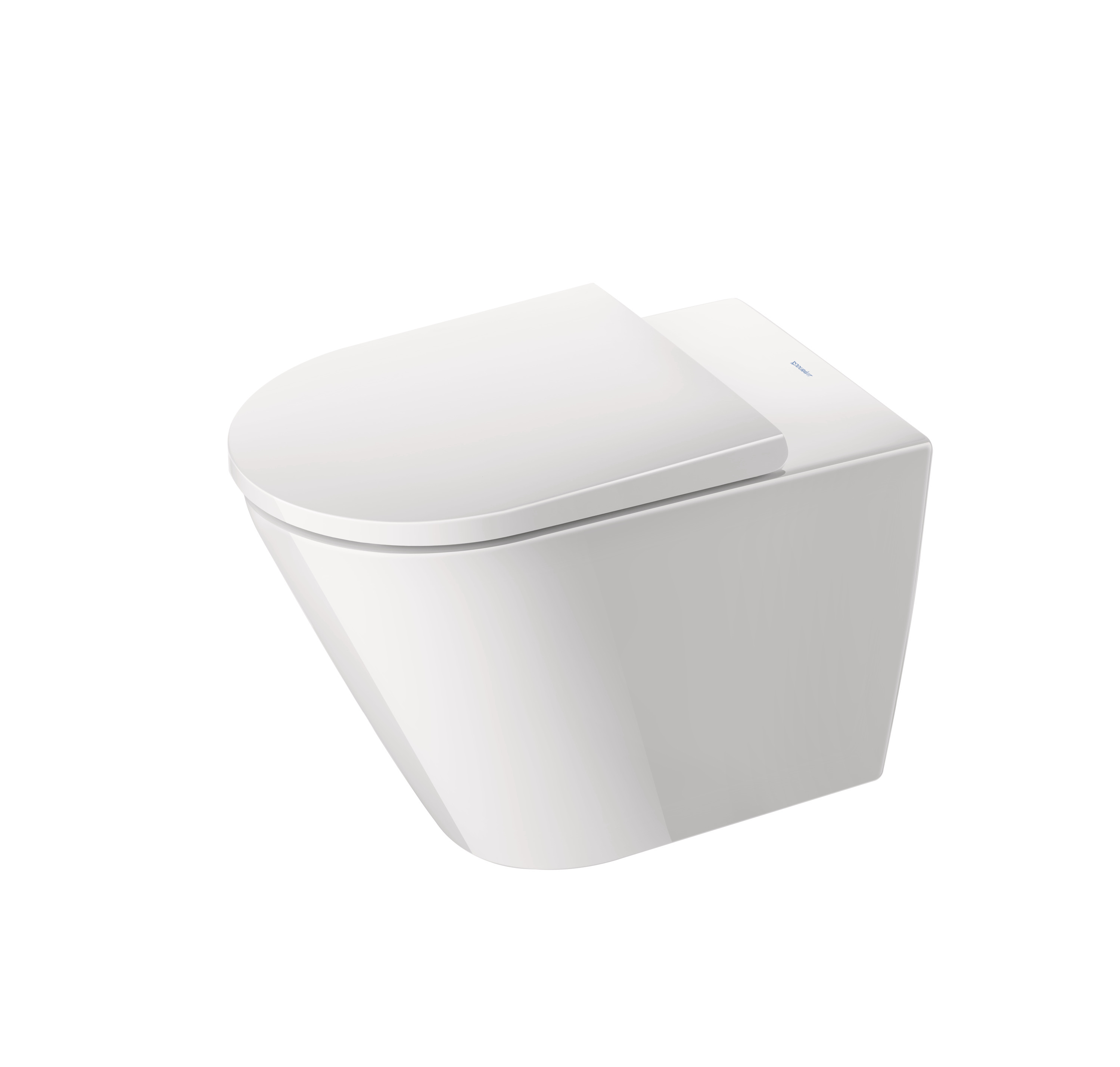Stand-Tiefspül-WC back to wall „D-Neo“ 37 × 40 × 58 cm mit HygieneGlaze
