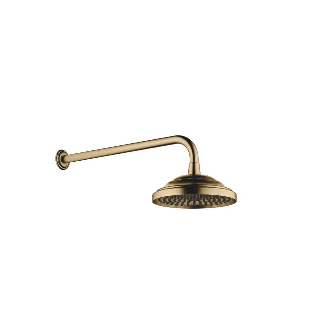 Dornbracht Madison Regenbrause mit Wandanbindung Dark Brass gebürstet 200 mm Dornbracht Madison Regenbrause mit Wandanbindung Dark Brass gebürstet 200 mm