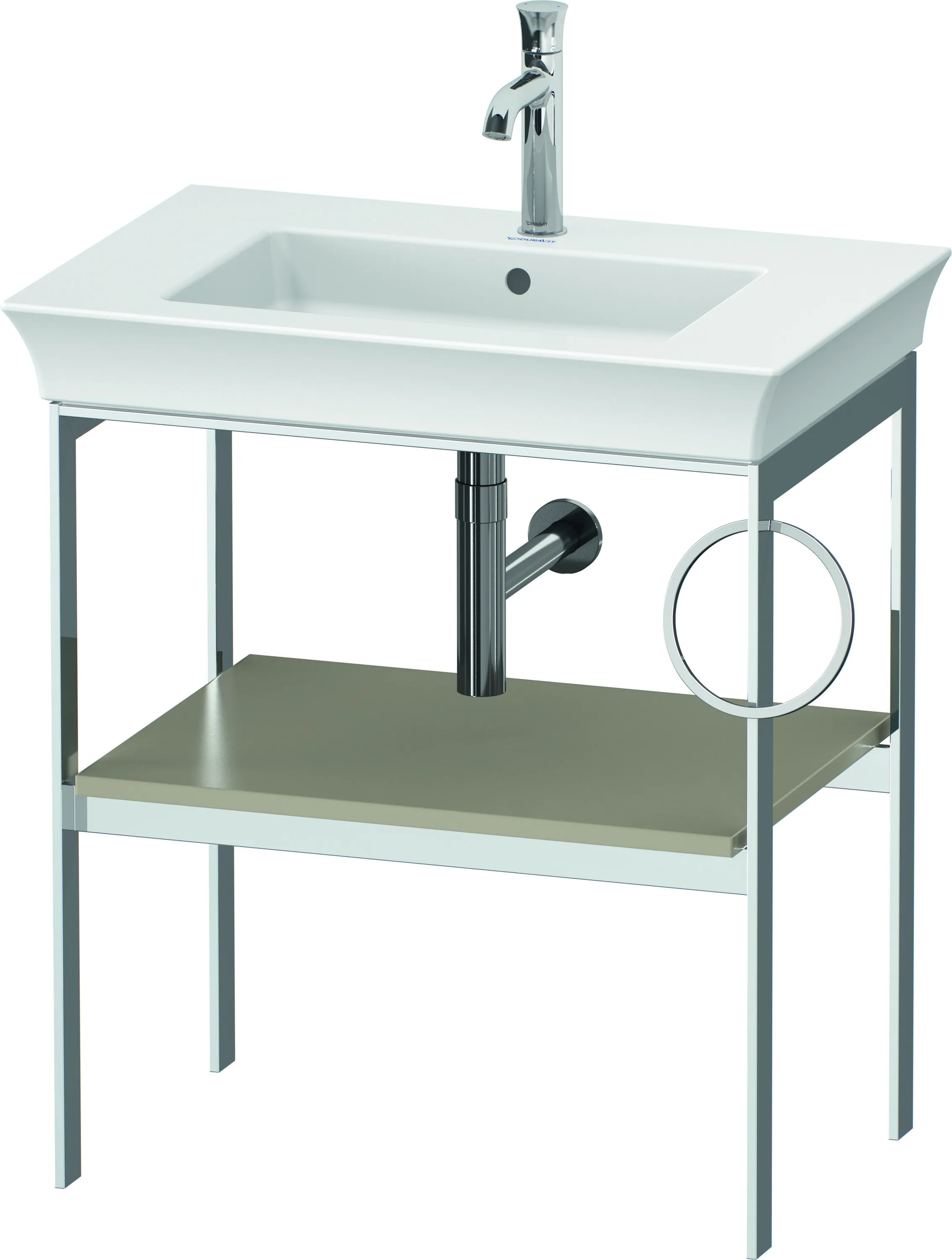 Duravit Konsole „White Tulip“ in Taupe Seidenmatt Duravit Konsole „White Tulip“ in Taupe Seidenmatt