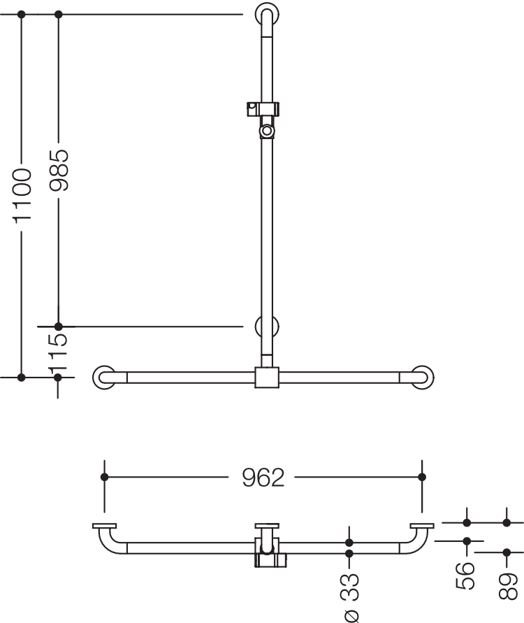 HEWI Haltegriff „Serie 801“