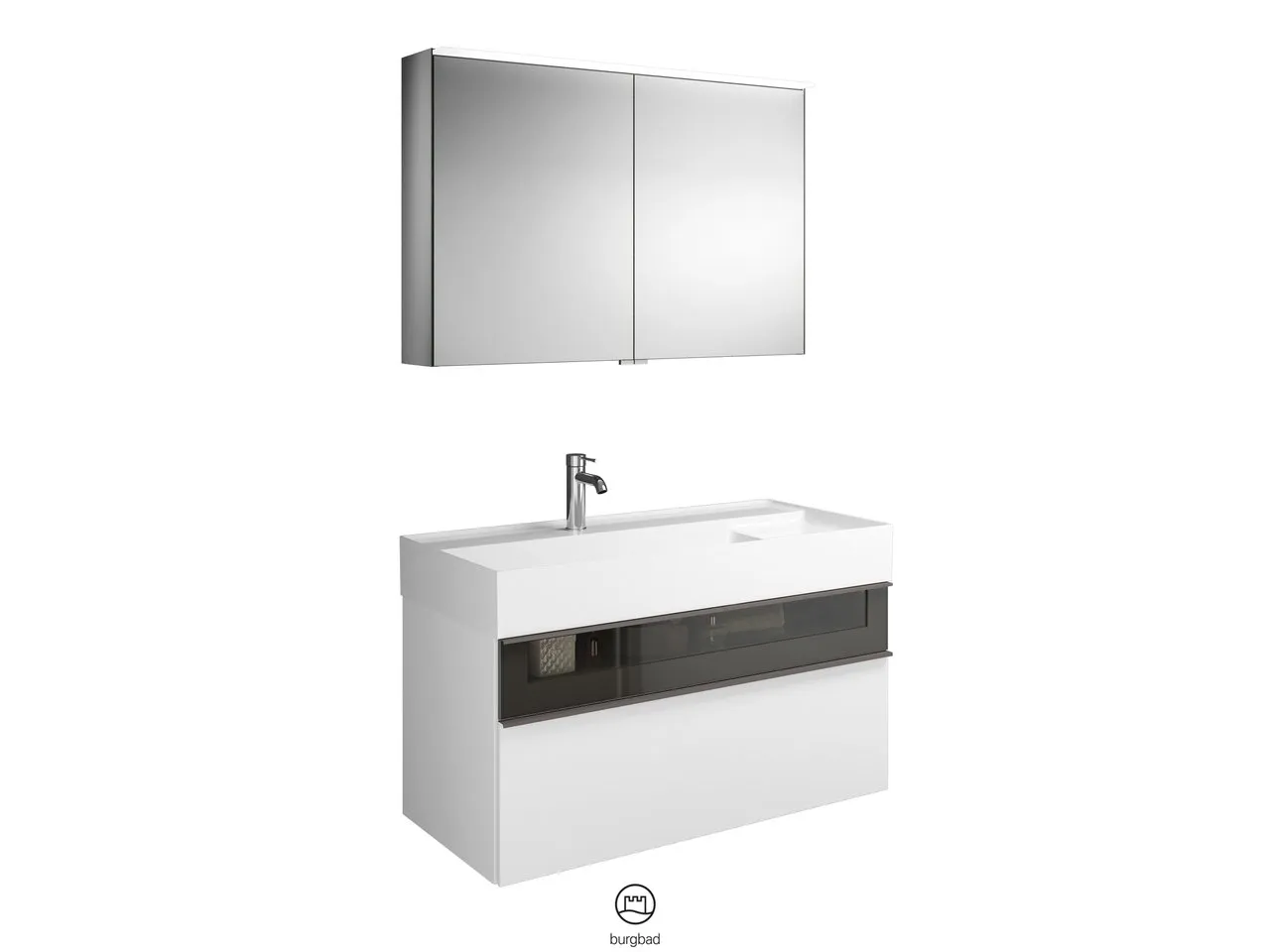burgbad Yumo PG1 Badmöbelset (SFKZ102), Breite 1015 mm burgbad Yumo PG1 Badmöbelset (SFKZ102), Breite 1015 mm
