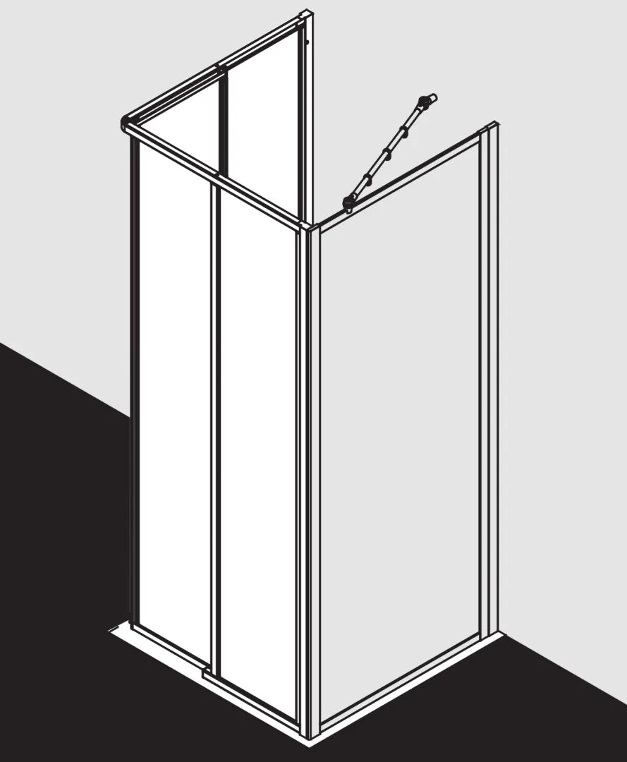 Kermi Duschtür Eckeinstieg 2-teilig (Gleittüren bodenfrei) Halbteil rechts „NOVA 2000“ Glas Kerolan Fontana, Profile Silber Mattglanz, BV: 1170 - 1192 mm WE: 1180 - 1202 mm H: 2000 mm Kermi Duschtür Eckeinstieg 2-teilig (Gleittüren bodenfrei) Halbteil rechts „NOVA 2000“ Glas Kerolan Fontana, Profile Silber Mattglanz, BV: 1170 - 1192 mm WE: 1180 - 1202 mm H: 2000 mm