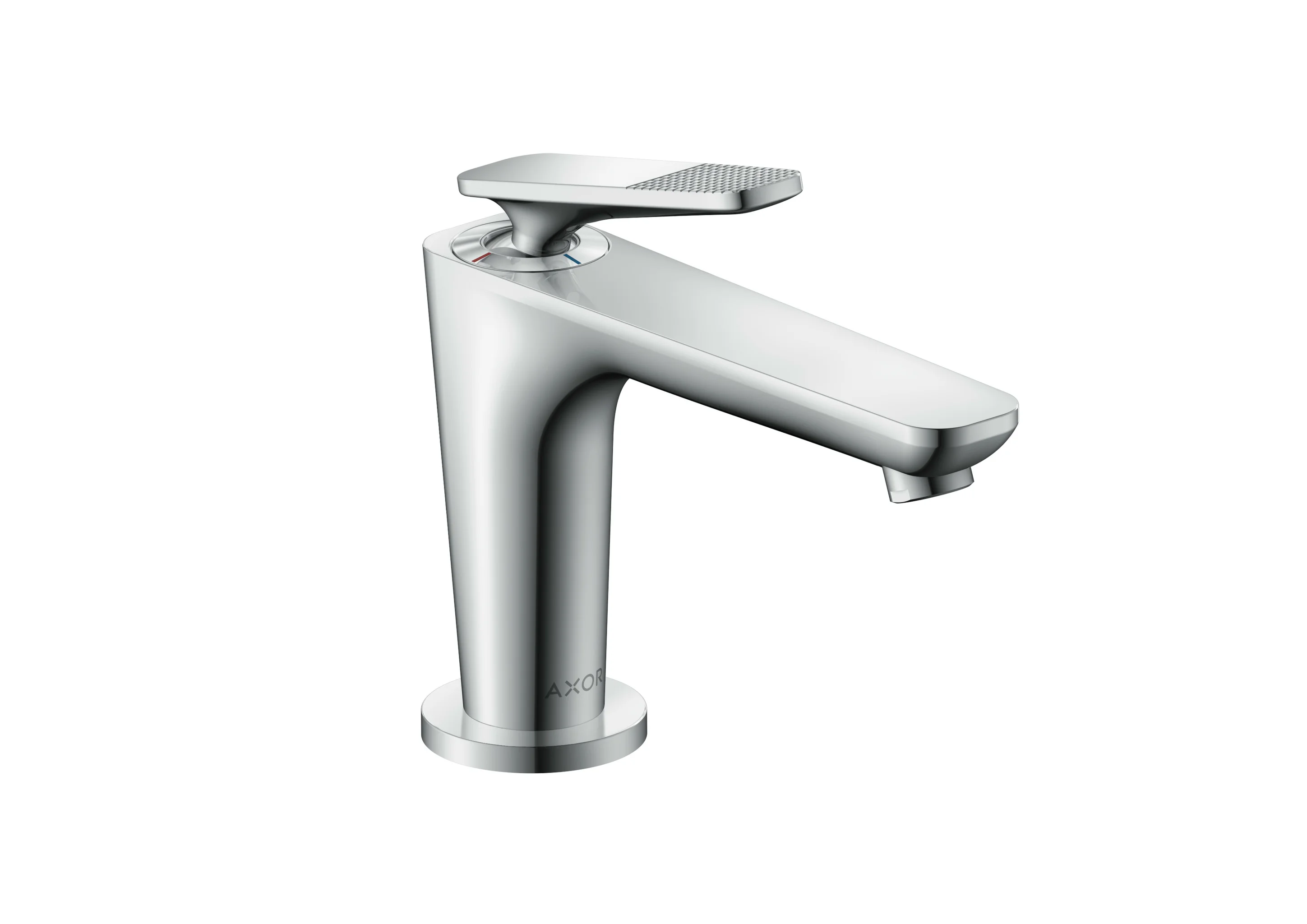 Hansgrohe AXOR Citterio C Einhebel-Waschtischmischer 90° mit CoolStart, Chrom, Ausladung 128 mm, Auslaufhöhe 90 mm