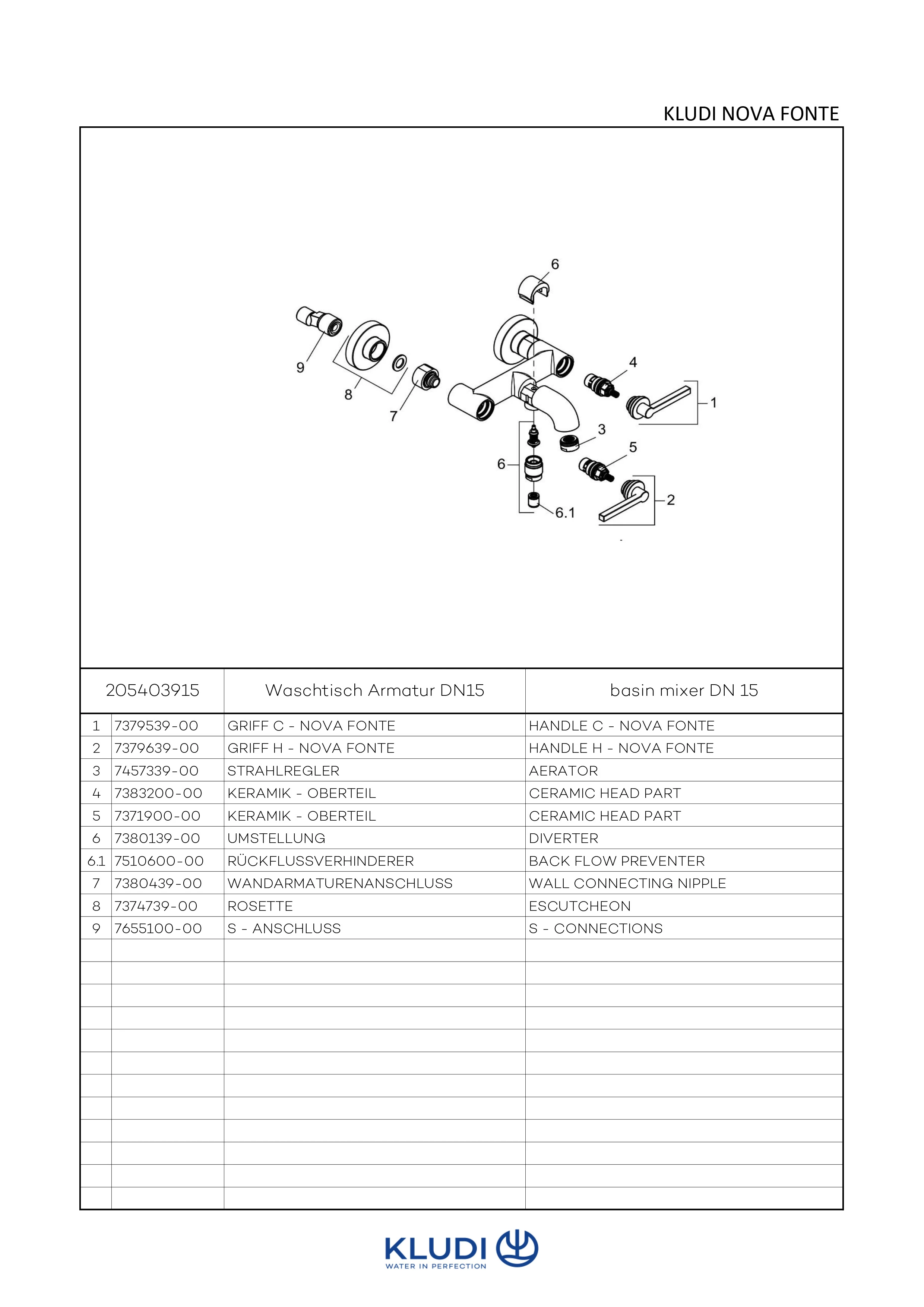 NOVA FONTE Wannenarmatur PURISTIC mattschwarz NOVA FONTE Wannenarmatur PURISTIC mattschwarz