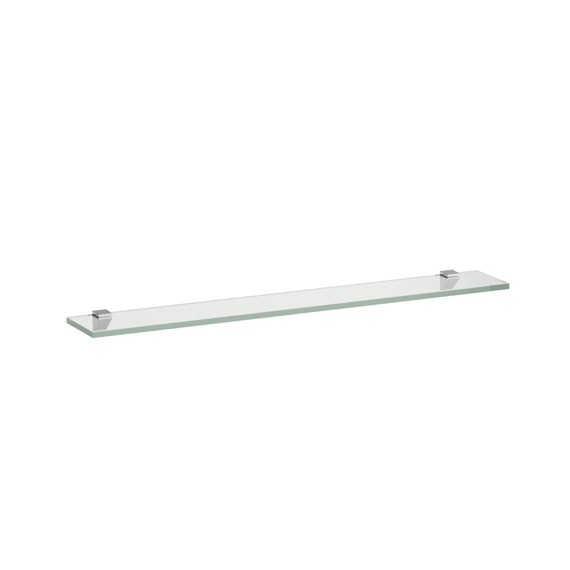 Glasablage FRAME 25 120x800x10 mit 2 Wandbefestigungen silbereloxiert Glasablage FRAME 25 120x800x10 mit 2 Wandbefestigungen silbereloxiert