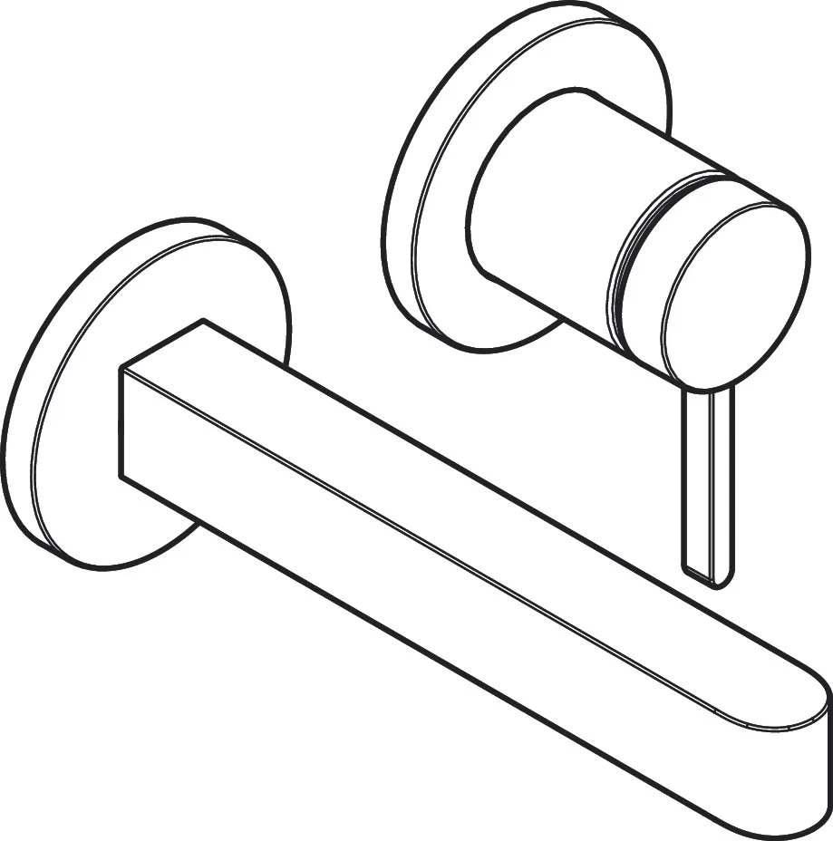 2-Loch Waschtischmischer Unterputz Finoris F-Set kurzer Auslauf chrom 2-Loch Waschtischmischer Unterputz Finoris F-Set kurzer Auslauf chrom