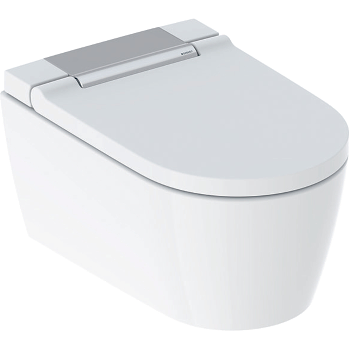 Geberit Wand-Dusch-WC Komplettanlage AquaClean „Sela“ in weiß matt, Befestigung sichtbar, ohne Spülrand Geberit Wand-Dusch-WC Komplettanlage AquaClean „Sela“ in weiß matt, Befestigung sichtbar, ohne Spülrand