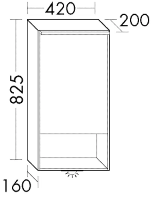 Spiegelschrank Moto PG1 von burgbad - beidseitig verspiegelt, grifflos, LED-Beleuchtung 3000 K-6000 K, Dimmfunktion, USB-C Ports, 200x470x825 mm Spiegelschrank Moto PG1 von burgbad - beidseitig verspiegelt, grifflos, LED-Beleuchtung 3000 K-6000 K, Dimmfunktion, USB-C Ports, 200x470x825 mm