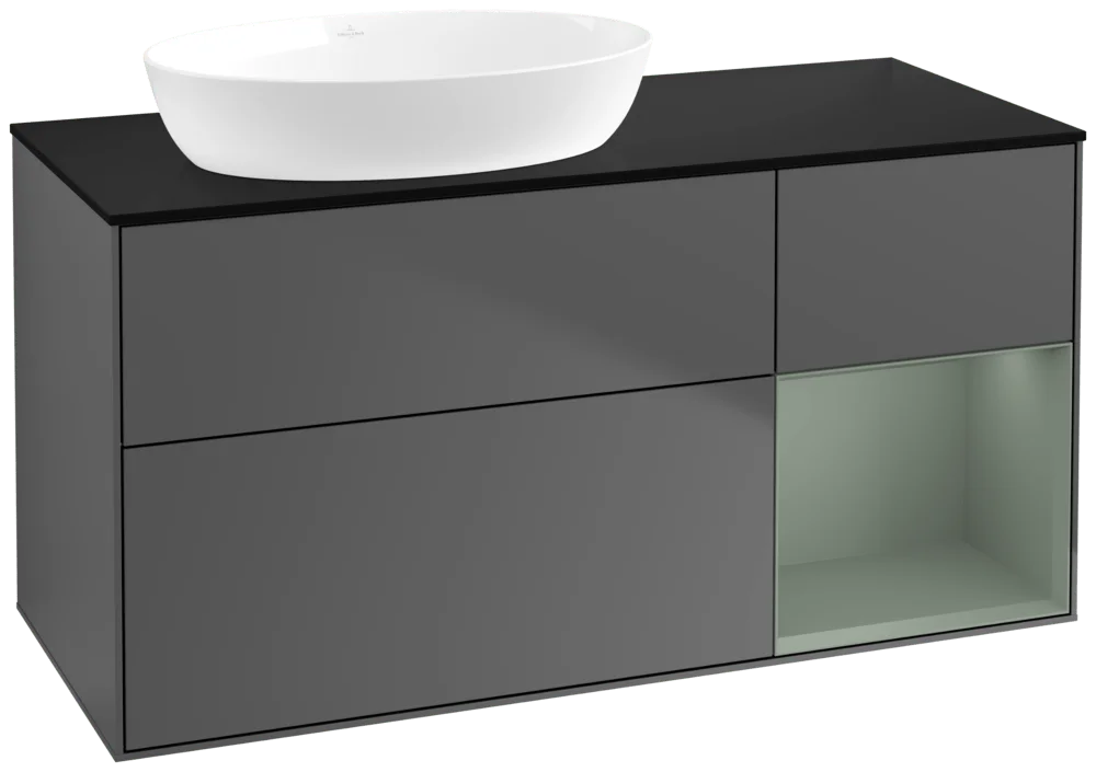 Villeroy & Boch Finion FA5 Waschbeckenunterschrank, anthrazit