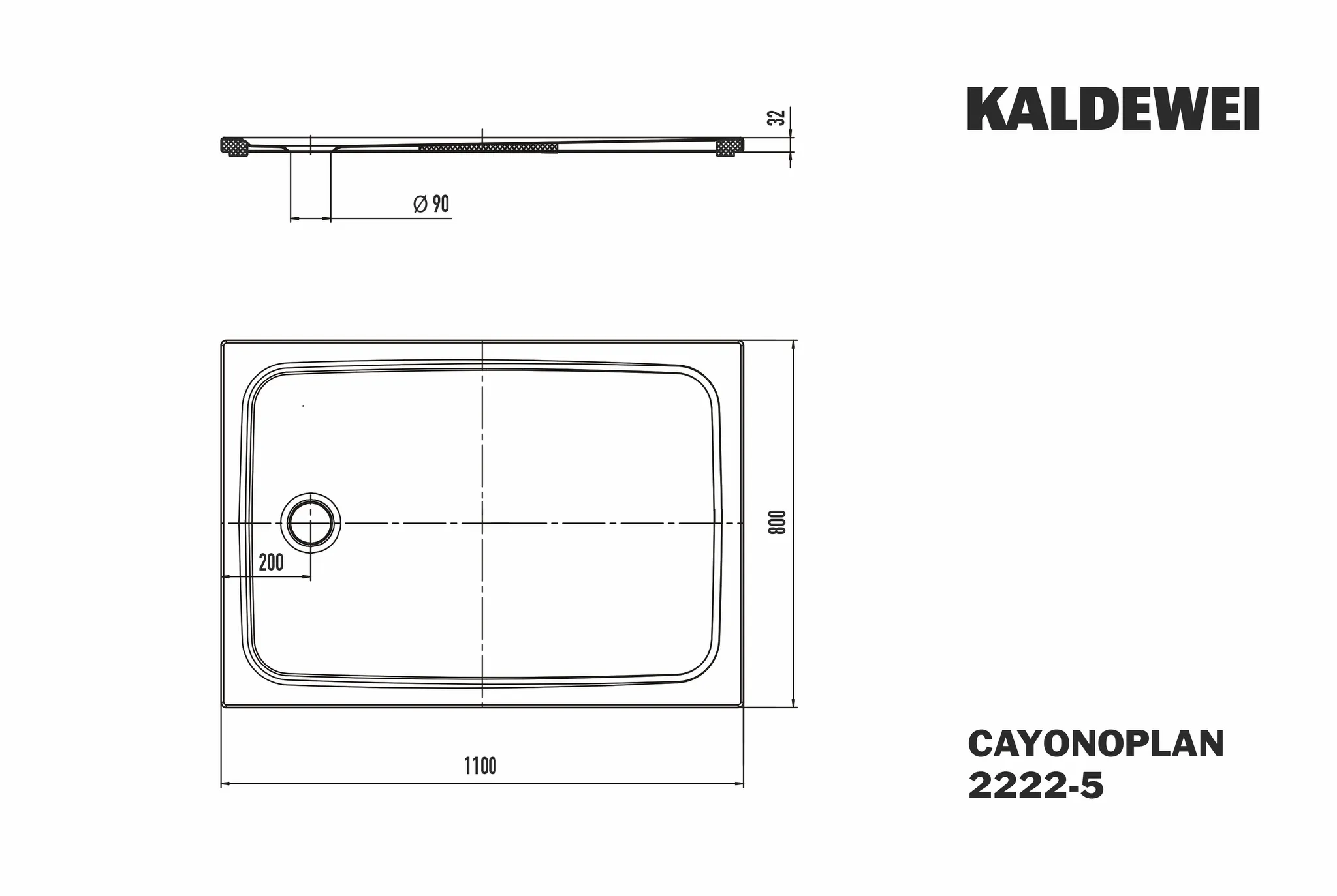 Kaldewei rechteck Duschwanne „Cayonoplan“ 800 × 1100 mm mit Vollantislip, mit Perl-Effekt, in bahamabeige Kaldewei rechteck Duschwanne „Cayonoplan“ 800 × 1100 mm mit Vollantislip, mit Perl-Effekt, in bahamabeige