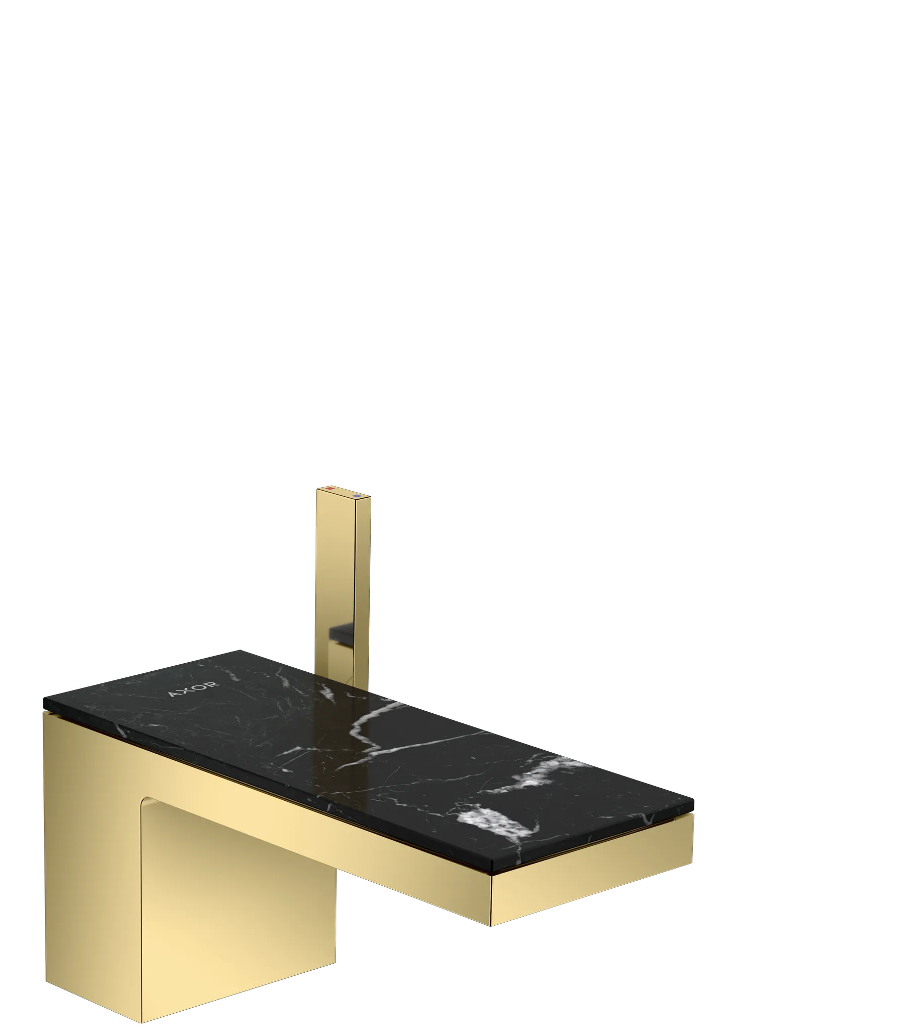 Hansgrohe AXOR MyEdition Mischer Platte 200 Marmor Nero Marquina Hansgrohe AXOR MyEdition Mischer Platte 200 Marmor Nero Marquina