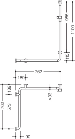 HEWI Haltegriff „Serie 805 Classic“