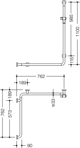 HEWI Haltegriff „Serie 805 Classic“ HEWI Haltegriff „Serie 805 Classic“