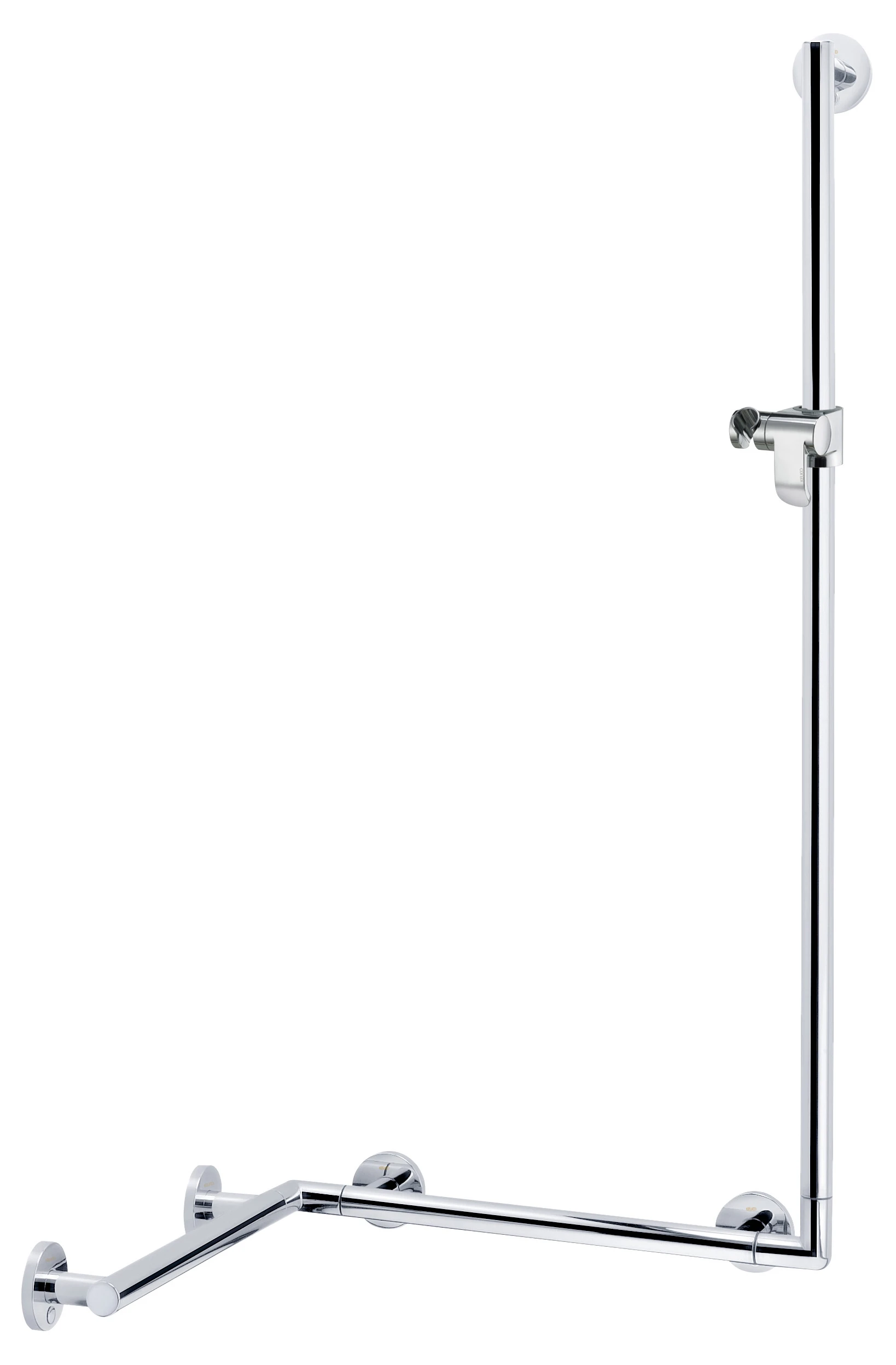 KEUCO Duschhandlauf mit Brausestange „Plan Care“ 597 × 880 × 1265 mm Ausführung in Silber (eloxiert) KEUCO Duschhandlauf mit Brausestange „Plan Care“ 597 × 880 × 1265 mm Ausführung in Silber (eloxiert)