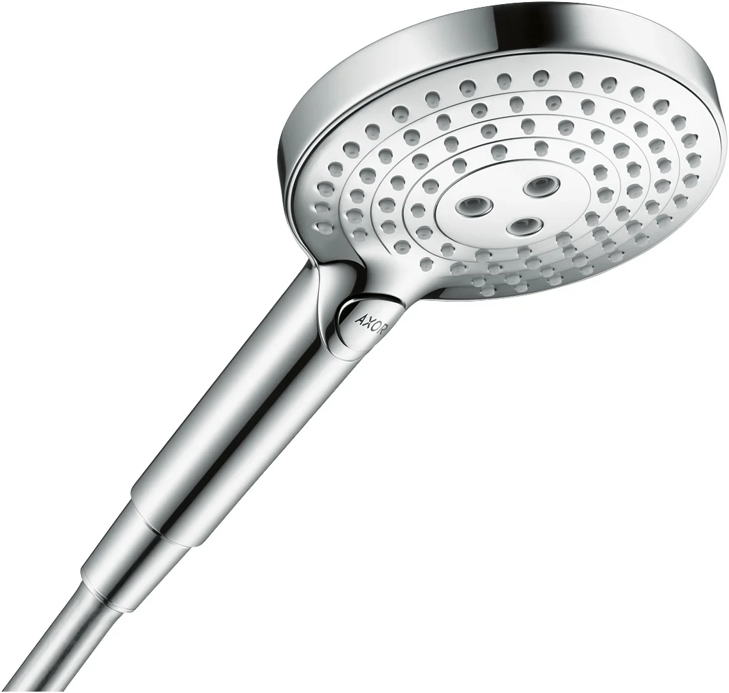 Hansgrohe AXOR ShowerSolutions Handbrause 120 3jet EcoSmart Chrom, Brausekopfgröße 125 mm, Durchflussmenge max. 8 l/min bei 3 bar, Mindestfließdruck 1,5 bar Hansgrohe AXOR ShowerSolutions Handbrause 120 3jet EcoSmart Chrom, Brausekopfgröße 125 mm, Durchflussmenge max. 8 l/min bei 3 bar, Mindestfließdruck 1,5 bar