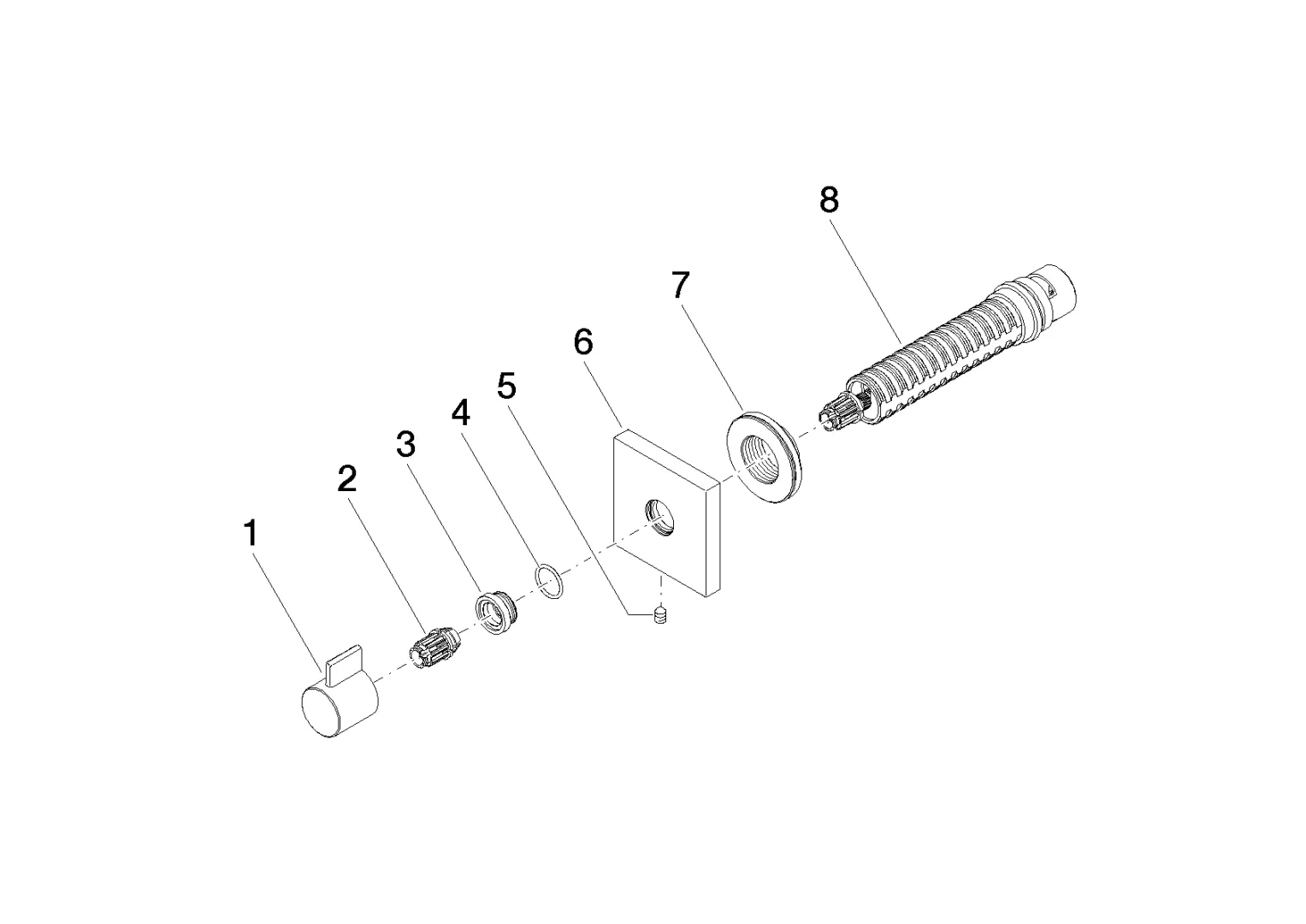 Dornbracht SYMETRICS Madison Bad Unterputzventil linksschließend 3/4" Chrom gebürstet Dornbracht SYMETRICS Madison Bad Unterputzventil linksschließend 3/4" Chrom gebürstet