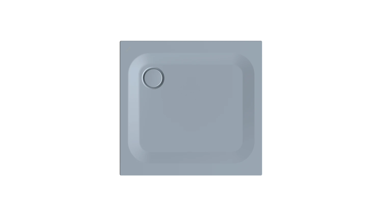 Bette rechteck Duschwanne „BetteUltra“ 900 × 850 mm ohne Oberflächenbeschichtung, ohne Oberflächenveredelung, ohne Wannenträger, in Blue Satin