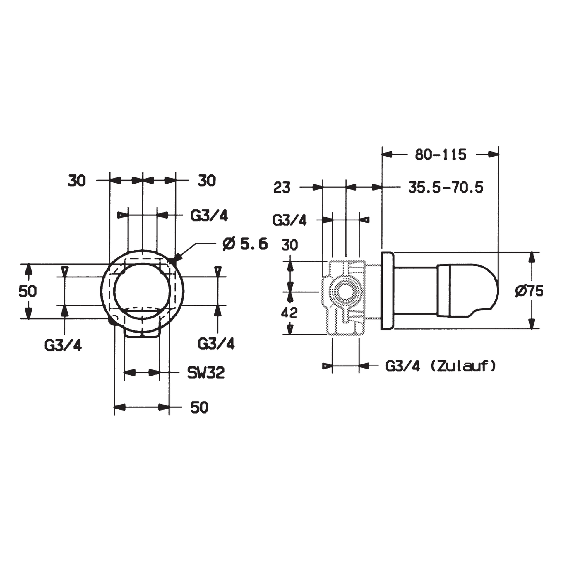 Hansa Hansajet Deckelteil für Umsteller Hansa 0287 Chrom, rund Hansa Hansajet Deckelteil für Umsteller Hansa 0287 Chrom, rund