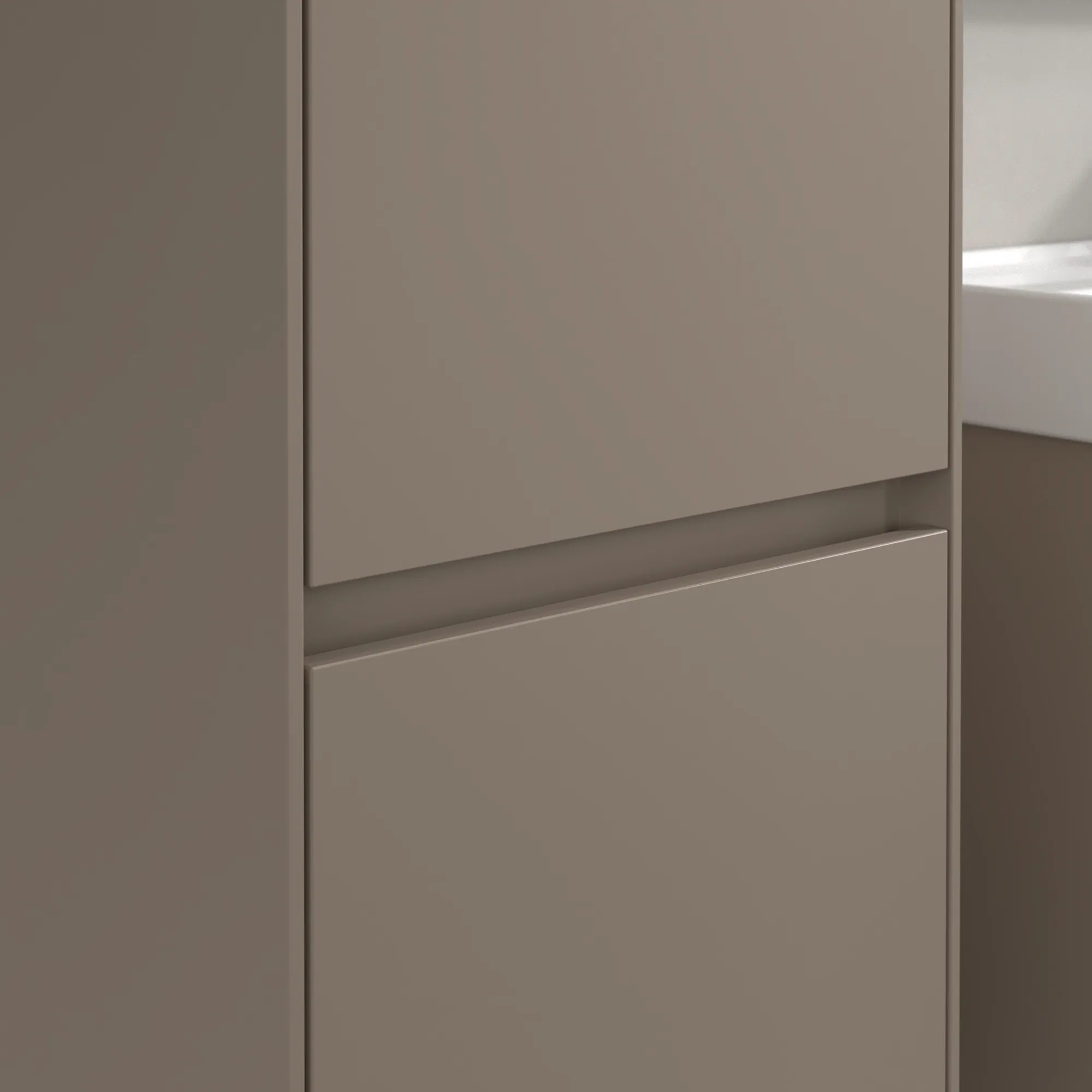 Villeroy & Boch Collaro Hochschrank C03300, 404x1538x349mm, links angeschlossen, taupe Villeroy & Boch Collaro Hochschrank C03300, 404x1538x349mm, links angeschlossen, taupe