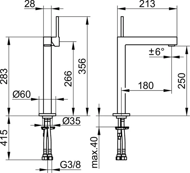 Edition 90 59002010103 Einhebel-Waschtischmischer 250 ohne Zugstangen-Ablaufgarnitur verchromt Edition 90 59002010103 Einhebel-Waschtischmischer 250 ohne Zugstangen-Ablaufgarnitur verchromt