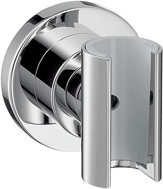 Hansgrohe AXOR Citterio Brausenhalter rund, Chrom, 60 x 60 x 65 mm, konische Aufnahme für Schläuche mit konischer Mutter