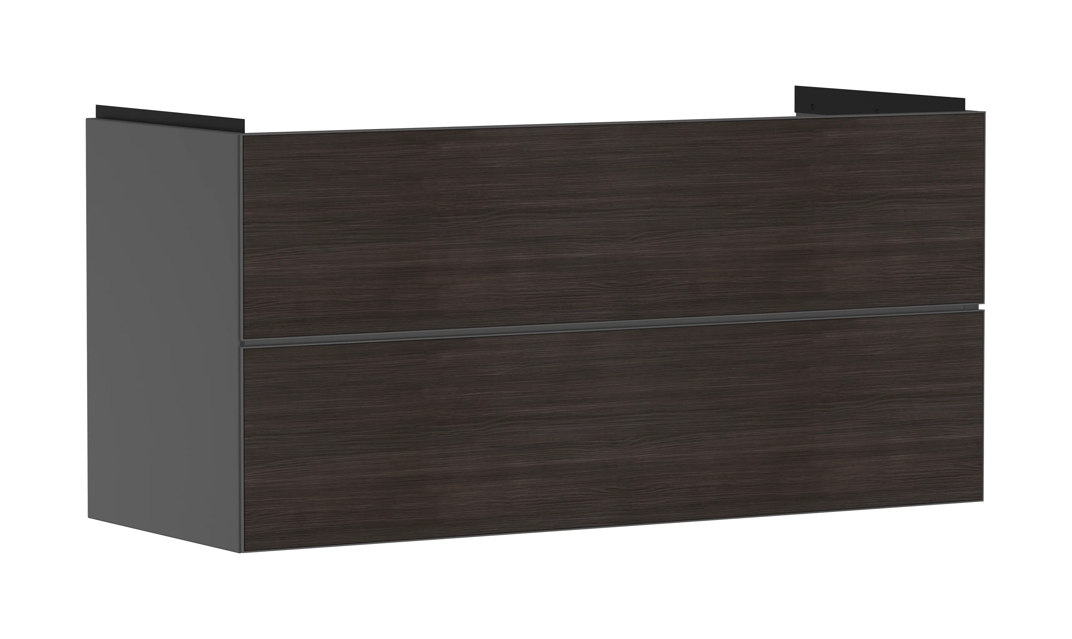 Hansgrohe Xevolos E Waschtischunterschrank Schiefergrau Matt, 1180 x 475 mm, 2 Schubkästen, grifflos mit PushOpen und SoftClose Hansgrohe Xevolos E Waschtischunterschrank Schiefergrau Matt, 1180 x 475 mm, 2 Schubkästen, grifflos mit PushOpen und SoftClose