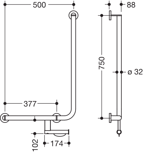 HEWI Haltegriff „System 900“