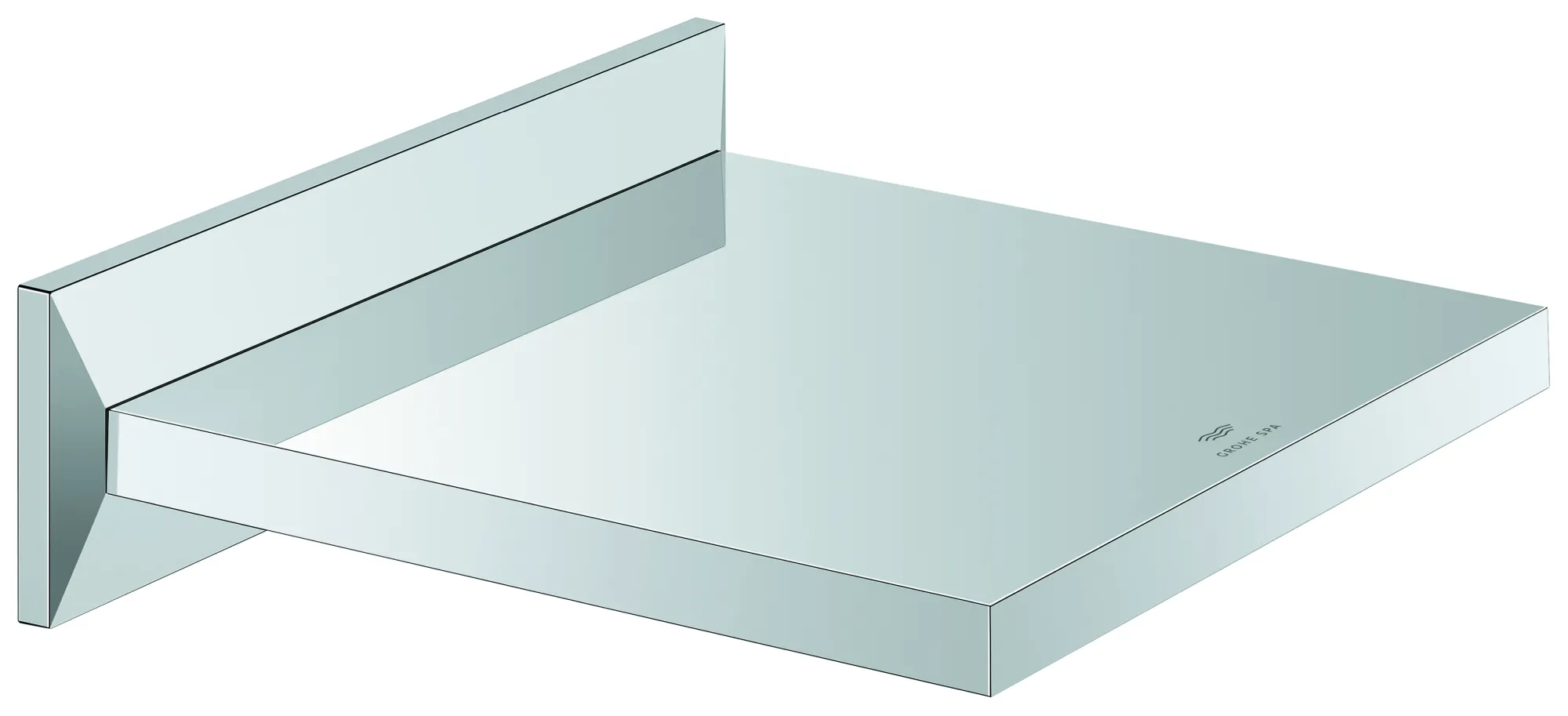 Schwallauslauf Allure Brilliant 13486, Wandmontage, für Wanne und Brause, Ausladung 180 mm, chrom Farbe: chrom Schwallauslauf Allure Brilliant 13486, Wandmontage, für Wanne und Brause, Ausladung 180 mm, chrom Farbe: chrom