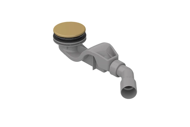 Bette Ablaufgarnitur BetteSolid 50 curry Antirutsch Pro - seitlich, 0,6 l/s, Ab- und Überlauf, Duschwanne/Duschfläche, 415x120x68 mm Bette Ablaufgarnitur BetteSolid 50 curry Antirutsch Pro - seitlich, 0,6 l/s, Ab- und Überlauf, Duschwanne/Duschfläche, 415x120x68 mm