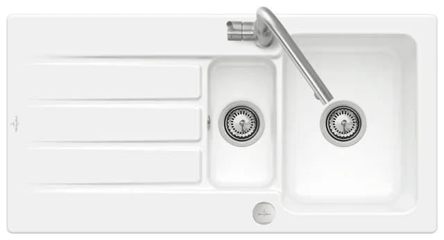 Villeroy & Boch Einbau-Küchenspülbecken „Architectura“ 60 XR 1000 × 510 × 220 mm in Weiß Alpin