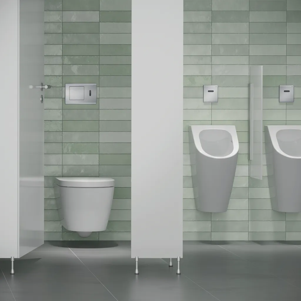planus Urinal-Elektronik 12 V-Netz Edelstahl gebürstet planus Urinal-Elektronik 12 V-Netz Edelstahl gebürstet