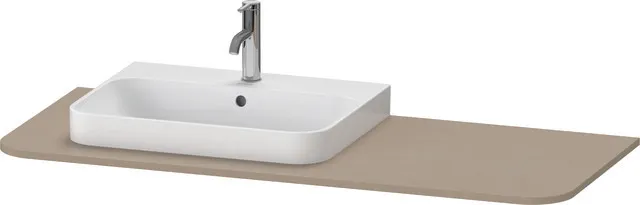 Duravit Konsole „Happy D.2 Plus“, links in Leinen