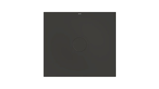 Bette rechteck Duschwanne „BetteAir“ 1000 × 900 mm mit BetteAntirutsch Pro, ohne Oberflächenveredelung, mit Minimum-Wannenträger, in Anthracite