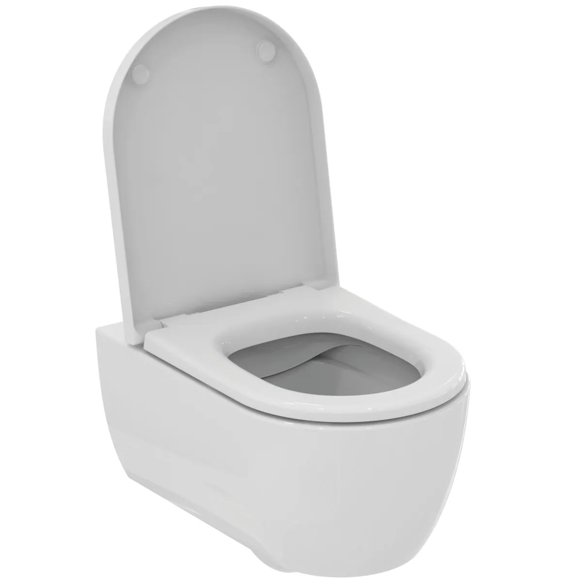 WC-Paket Blend Curve WC Randlos mit WC-Sitz Softclosing 360x540x375mm Weiß