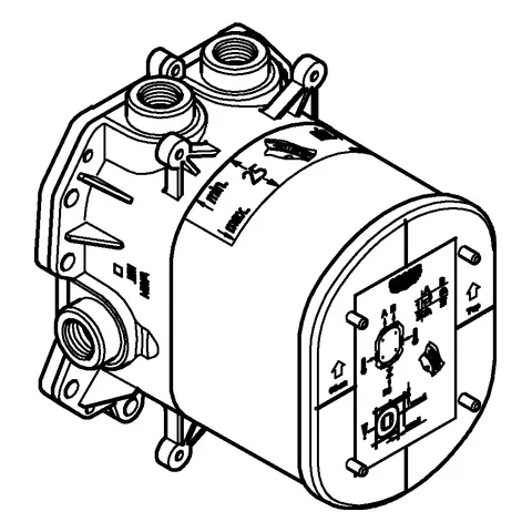 Grohe Rapido T Thermostate Unterputz-Thermostatbatterie für Grohtherm Special und Grohtherm F Grohe Rapido T Thermostate Unterputz-Thermostatbatterie für Grohtherm Special und Grohtherm F