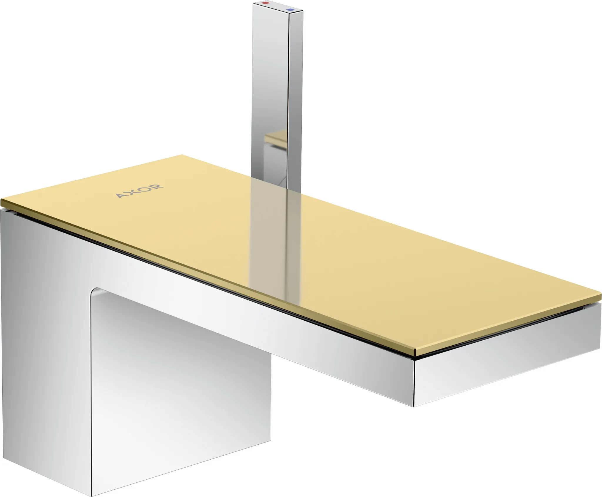 AXOR MyEdition Einhebel-Waschtischmischer 70 mit Push-Open Ablaufgarnitur ohne Platte Chrom